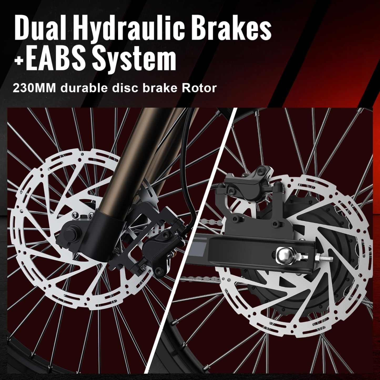 GT73 PRO/GT73 Electric Dirt Bike for Adults, 50MPH 60V 3000W / 37MPH 48V 2400W, 1747Wh/2160Wh Dual Battery Ebike Up to 85 Miles, 25" Motorcycle Tire, UL2849 All Terrain E Bike Full Suspension