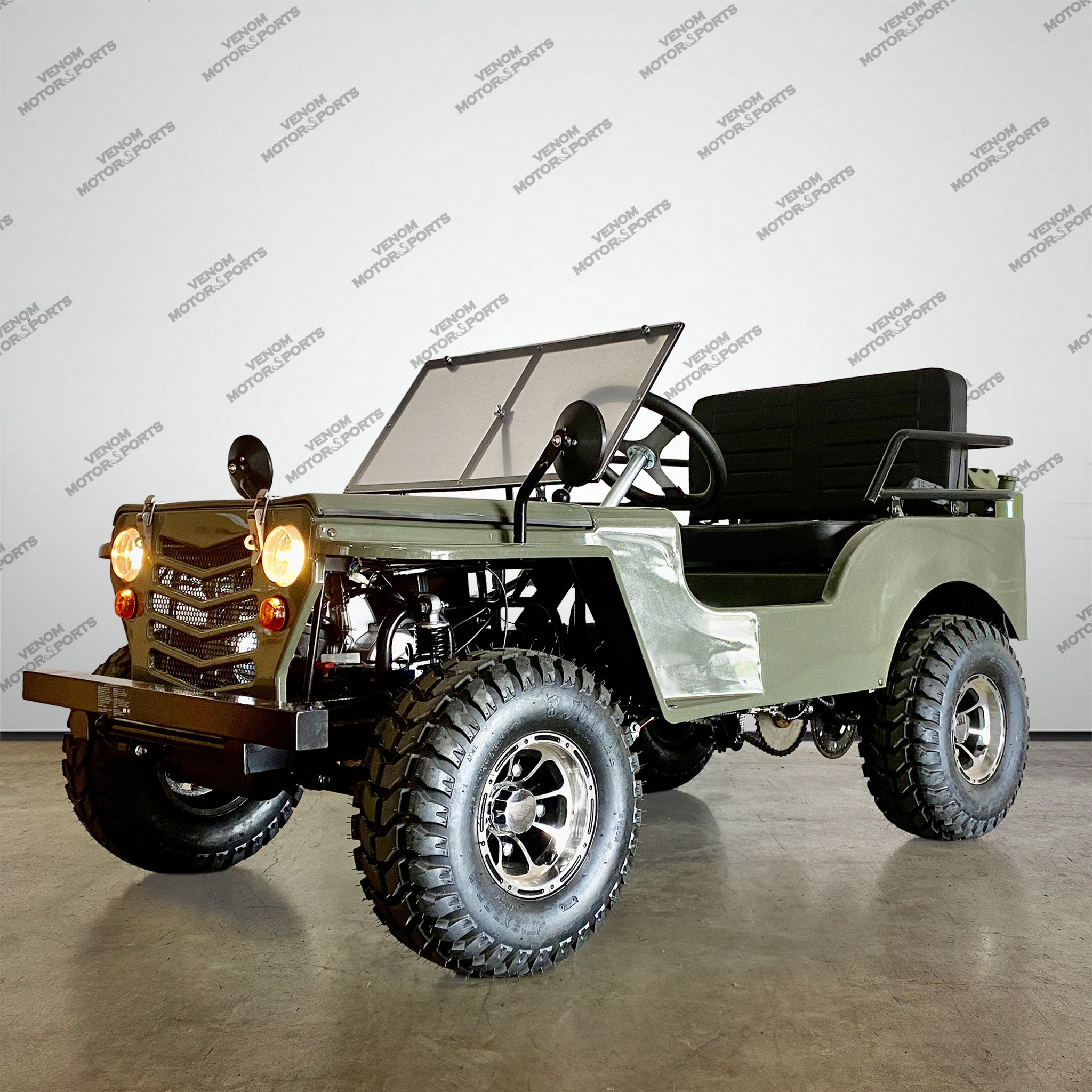  125cc Mini Jeep | Willys Edition | PAZ125-1 | 3-Speed
