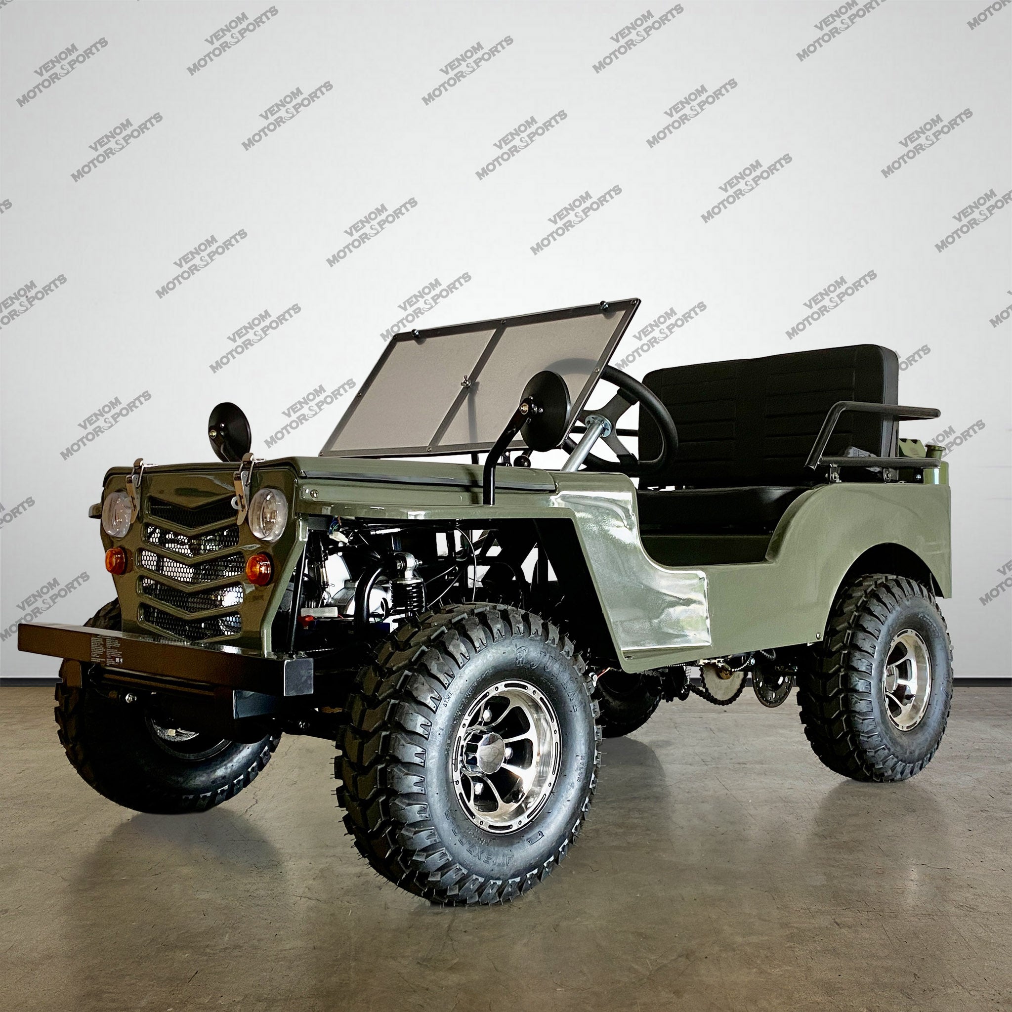  125cc Mini Jeep | Willys Edition | PAZ125-1 | 3-Speed
