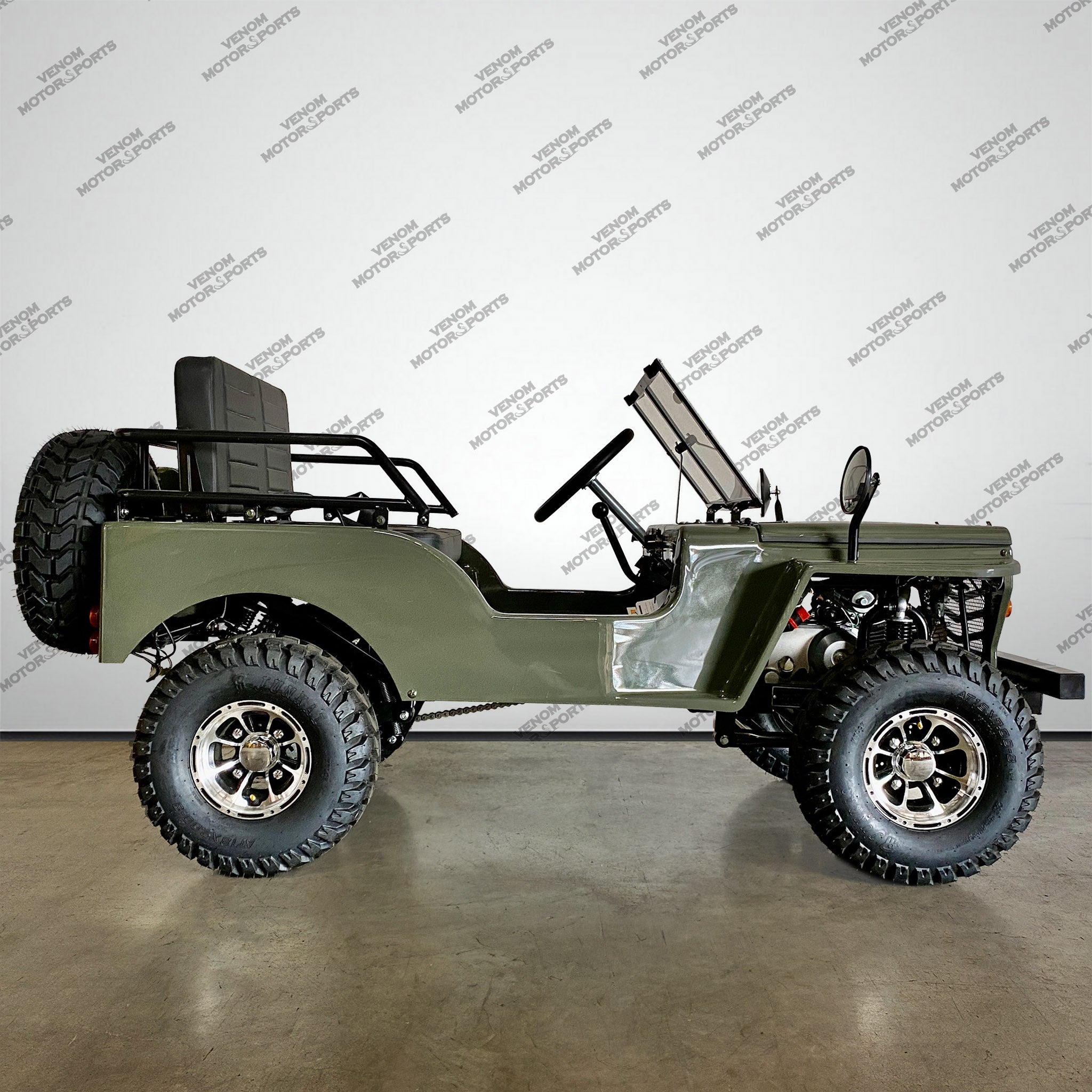  125cc Mini Jeep | Willys Edition | PAZ125-1 | 3-Speed