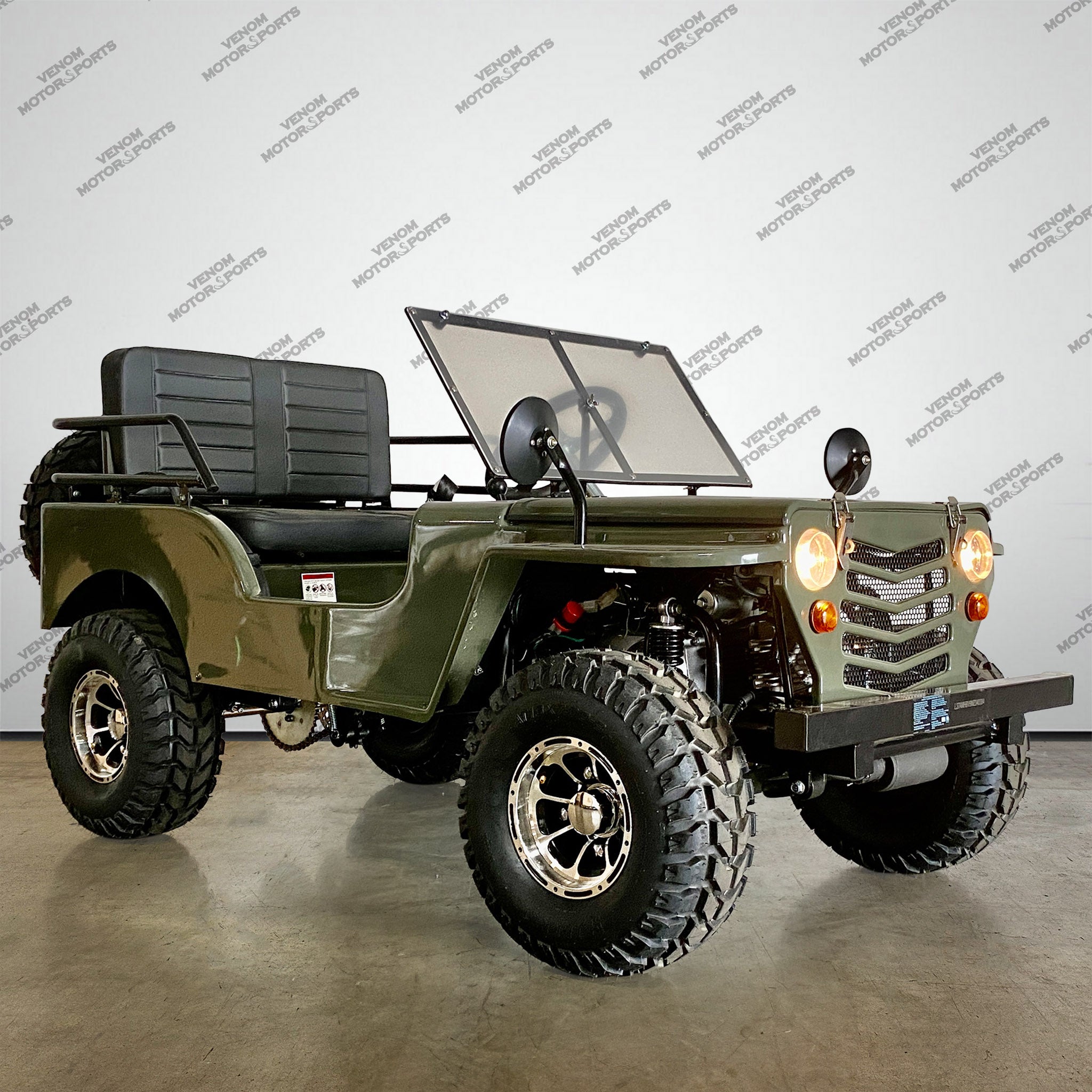  125cc Mini Jeep | Willys Edition | PAZ125-1 | 3-Speed