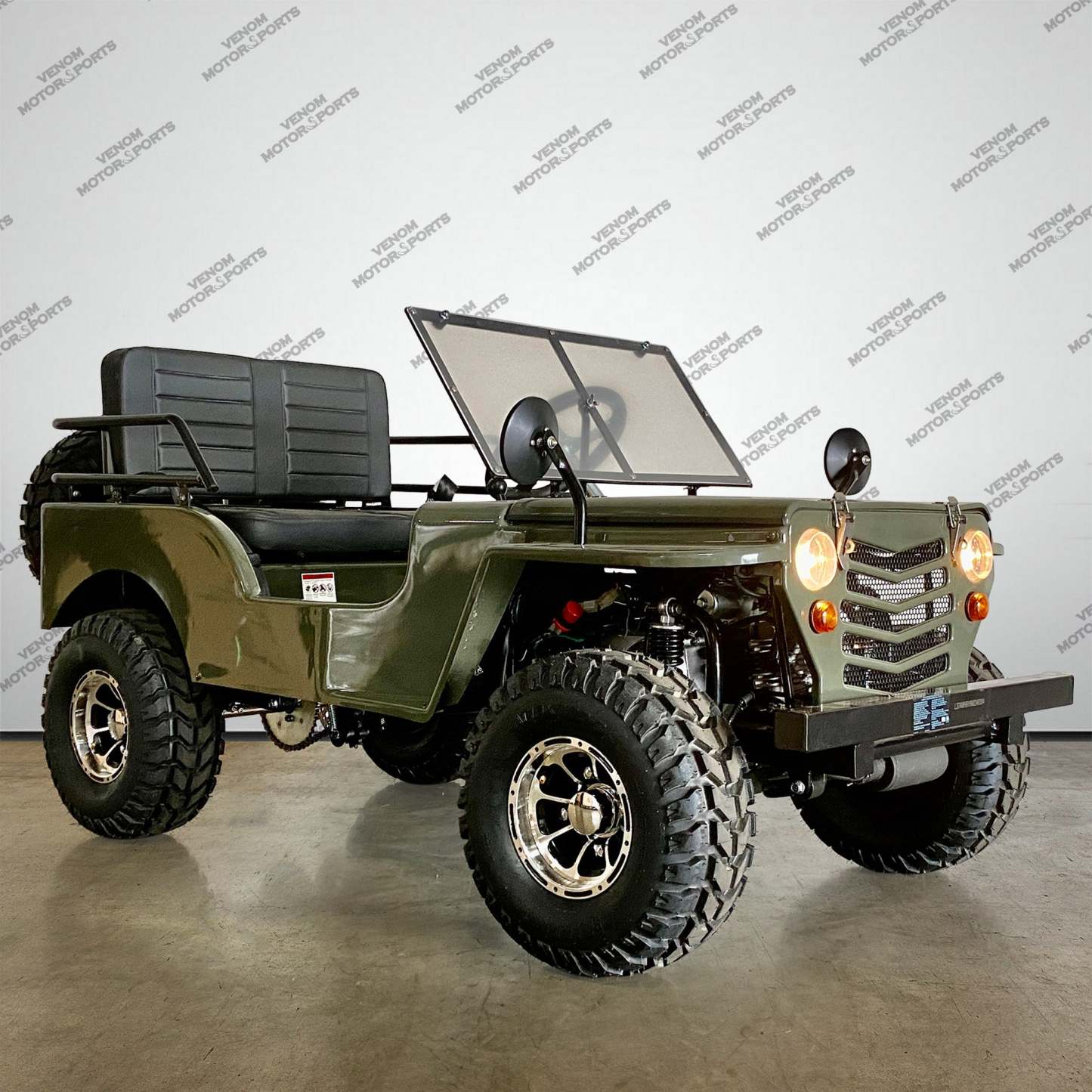  125cc Mini Jeep | Willys Edition | PAZ125-1 | 3-Speed