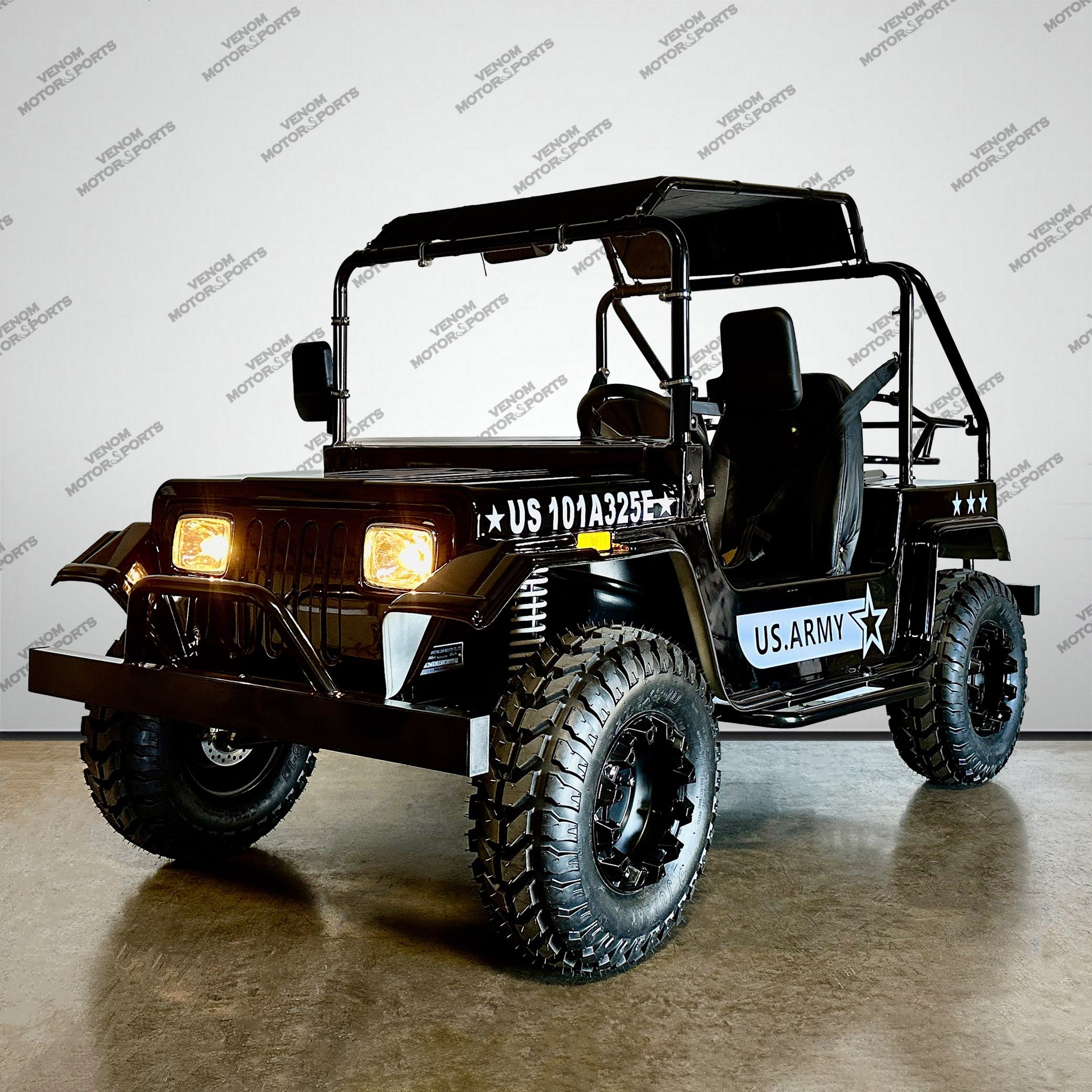 Venom 200cc Mini Jeep | Willys Edition | Full-Size | Automatic