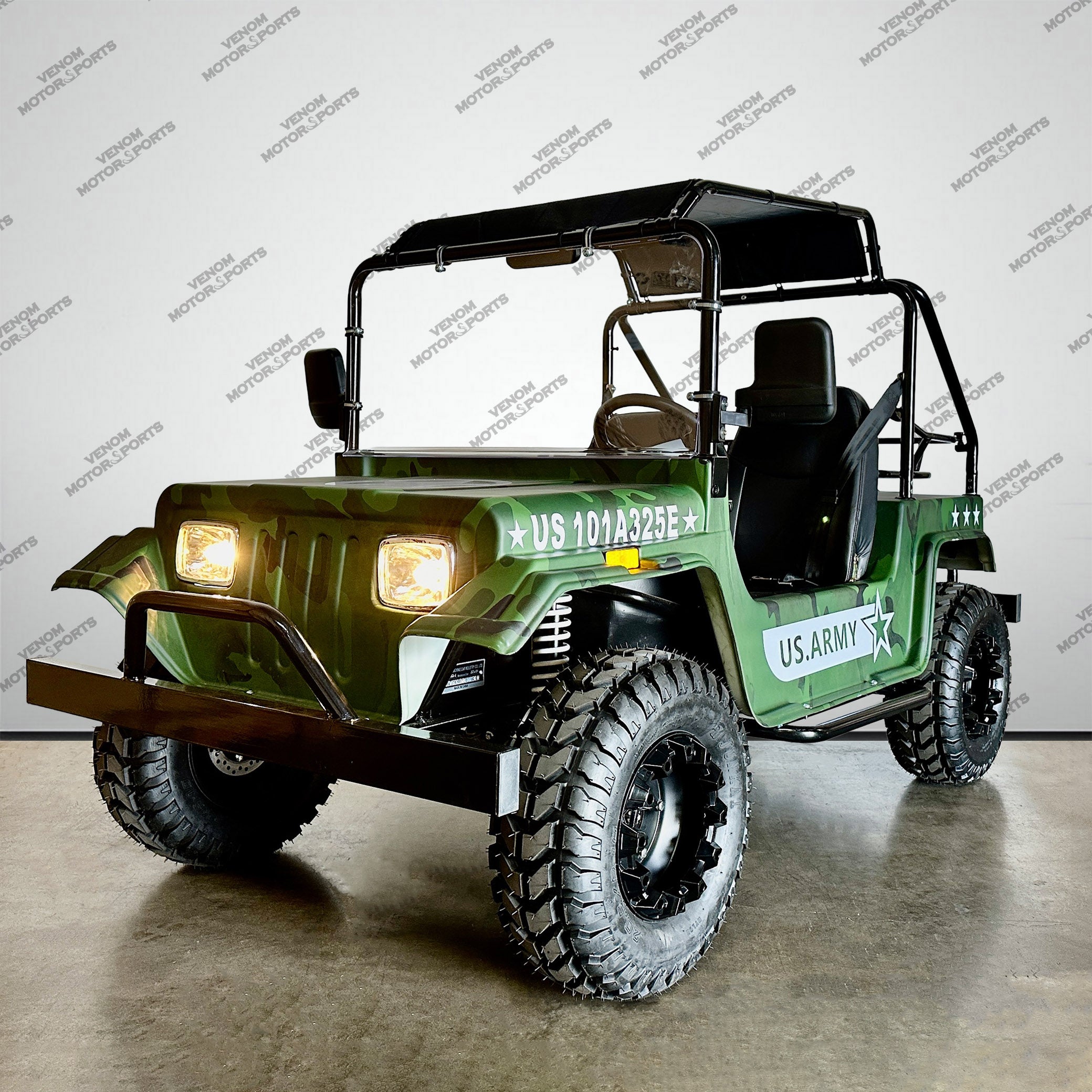 Venom 200cc Mini Jeep | Willys Edition | Full-Size | Automatic