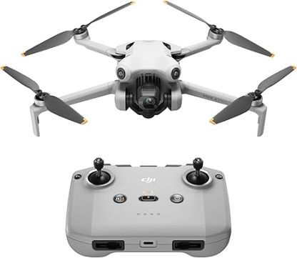 DJI Mini 4 Pro Fly More Combo Plus with DJI RC 2, Drones with Camera for Adults 4K, 3 Intelligent Flight Battery Plus for up to 135 Mins Flight Time, Smart Return to Home, Drone for Beginners
