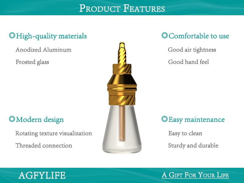 [Copy]AGFYLIFE® Portable Hookah Set for Travel, Gold