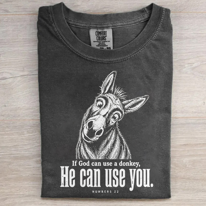 If God Can Use A Donkey He Can Use You T-shirt
