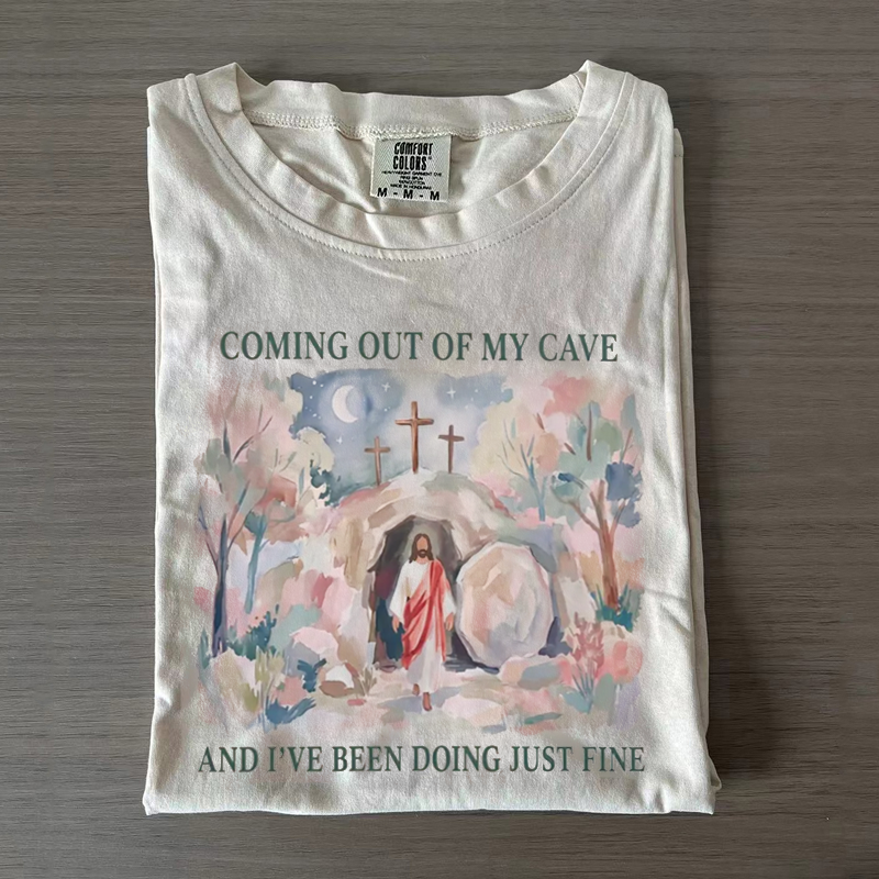 Jesus Coming Out Of My Cave T-shirt