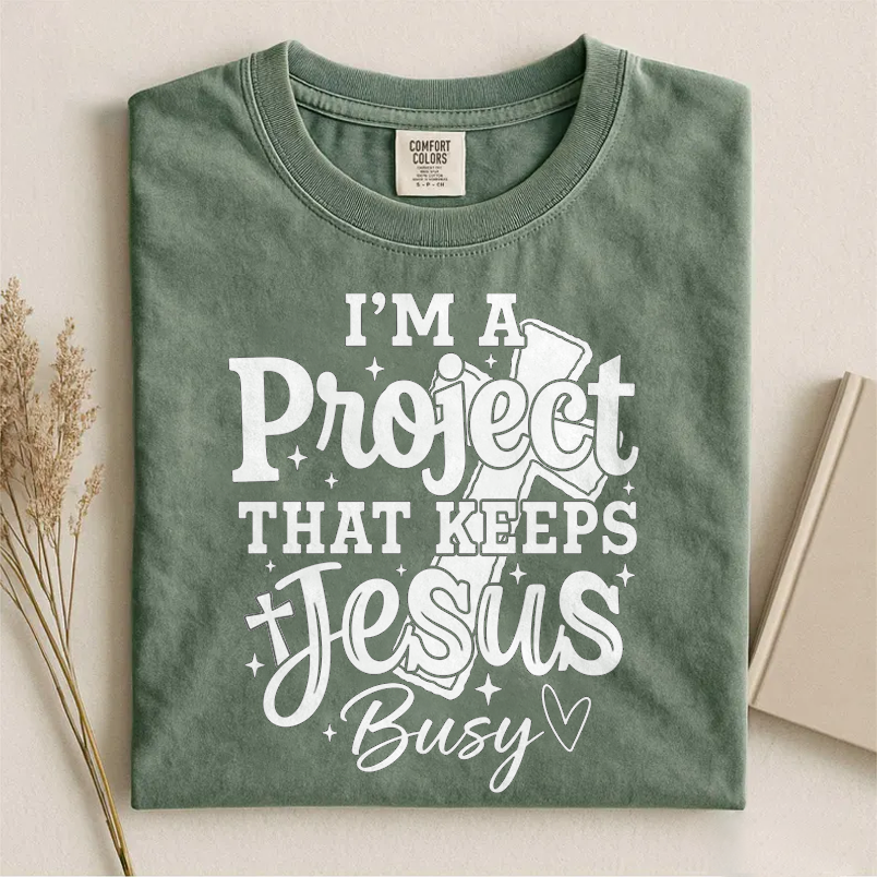 I'm Project That Keeps Jesus Busy T-shirt