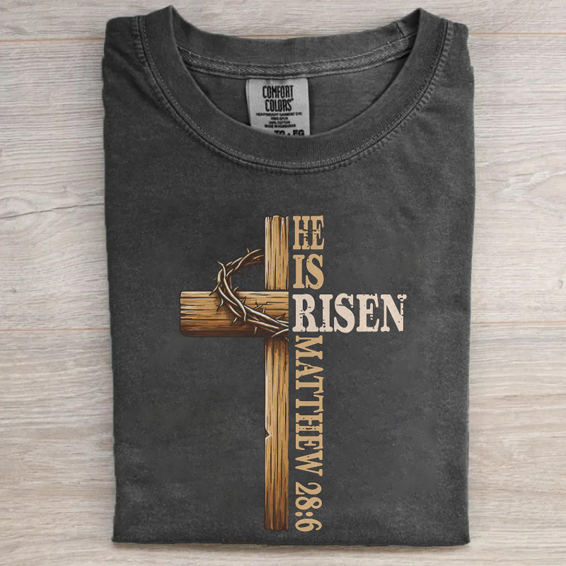 He Is Risen Matthew 28 6 T-shirt