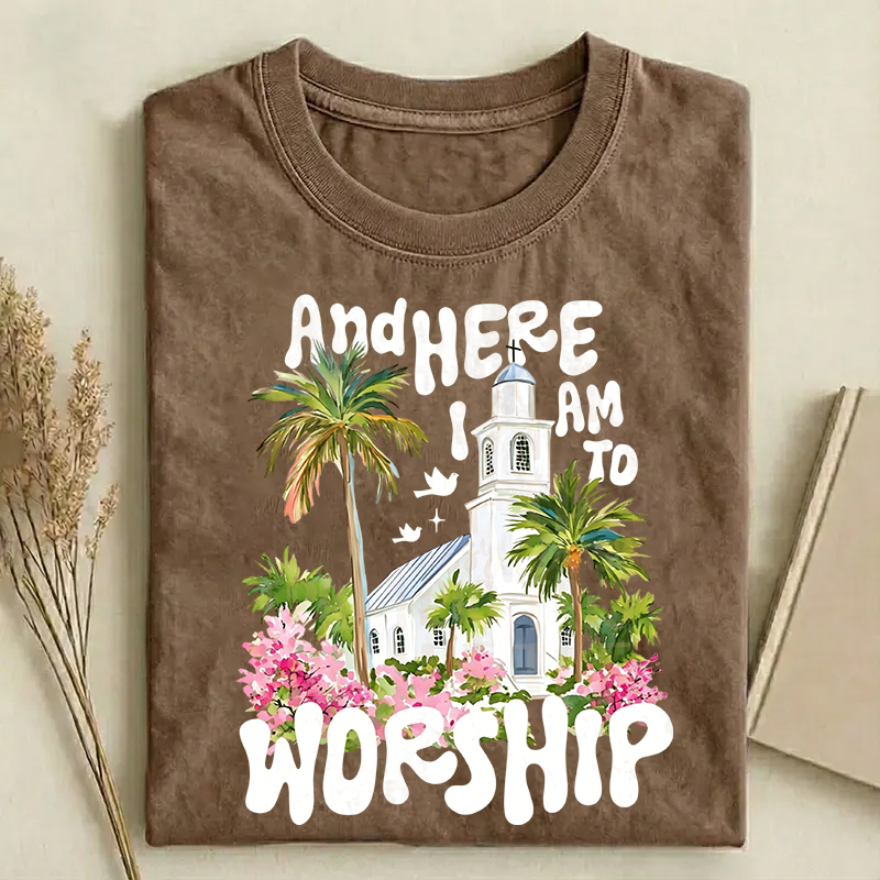 Here I Am To Worship T-shirt