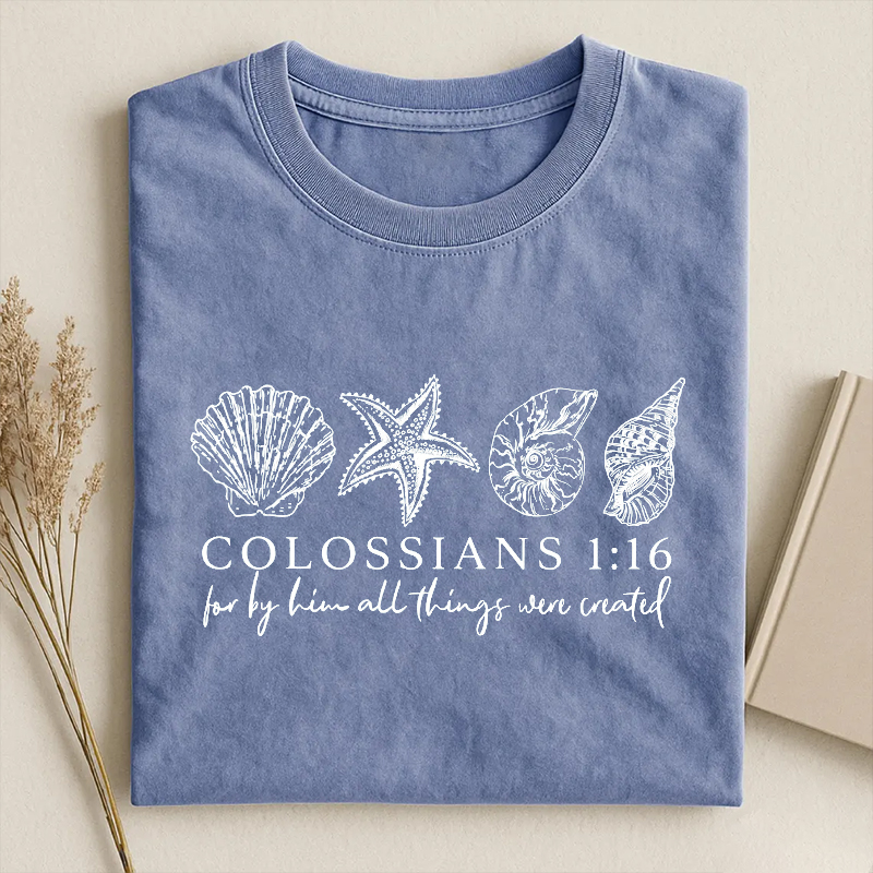 Seashell Bible Verse T-shirt