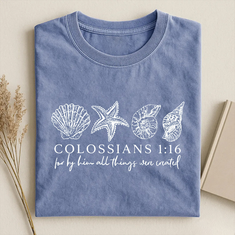 Seashell Bible Verse T-shirt
