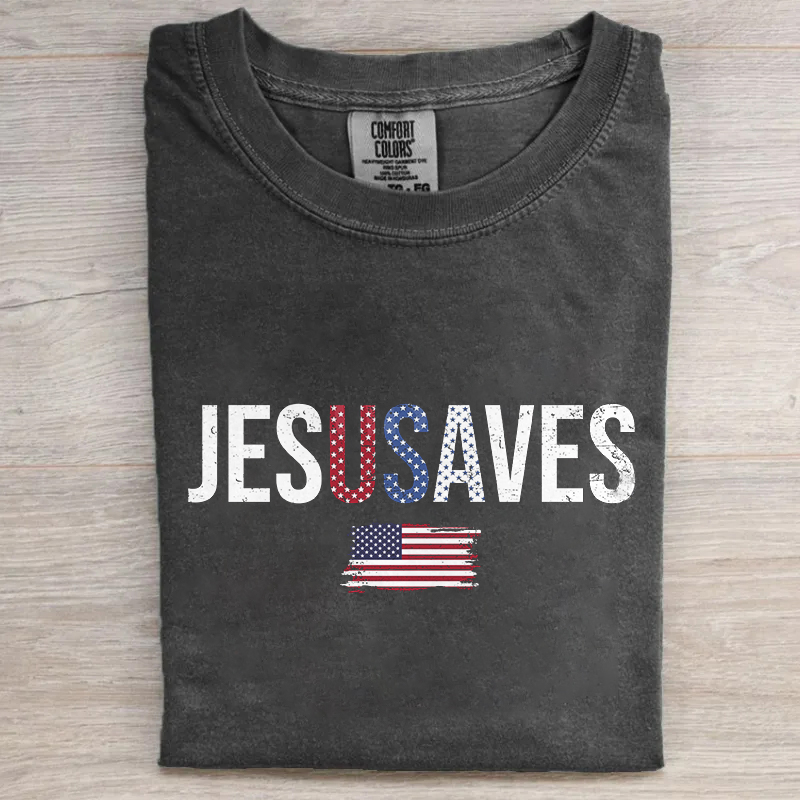 Jesus Saves 4th of July T-shirt