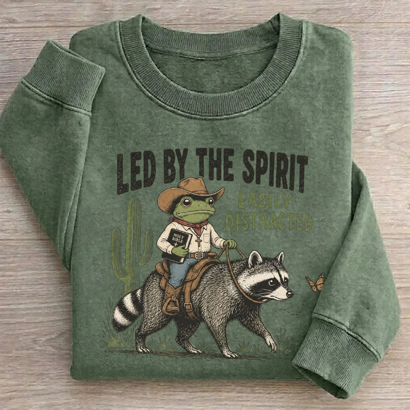 Led By The Spirit Easily Distracted Sweatshirt