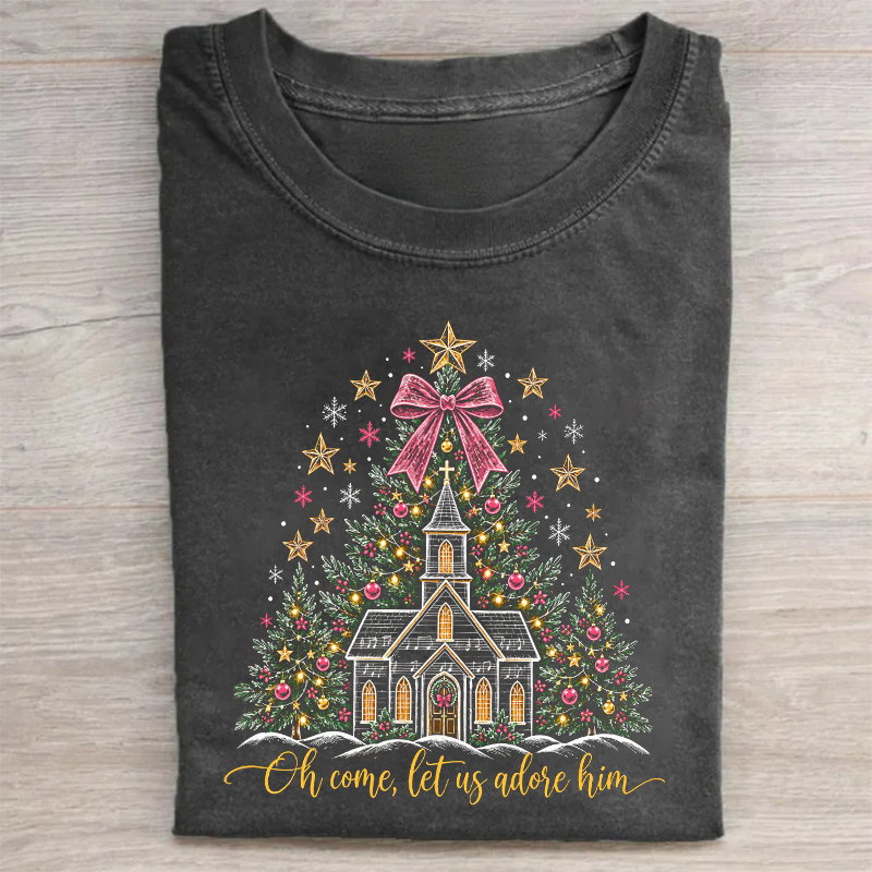 Oh Come Let Us Adore Him T-shirt