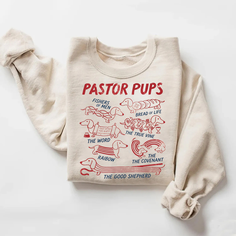 Pastor Pups Jesus Sweatshirt