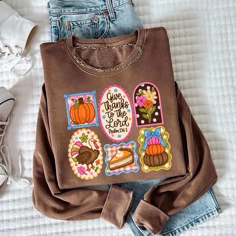 Christian Give Thanks To The Lord Sweatshirt