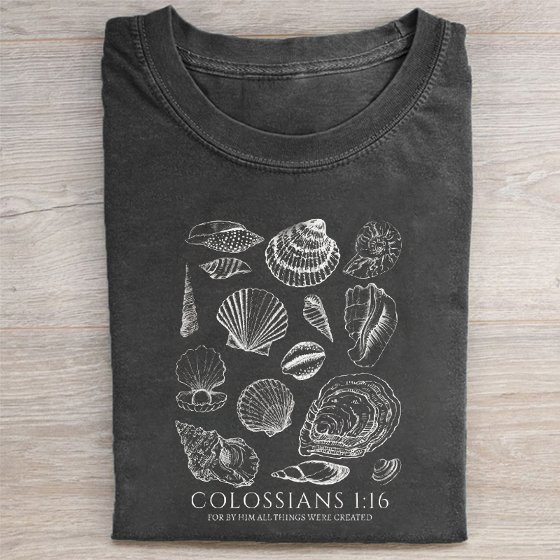Seashell Bible Verse T-shirt