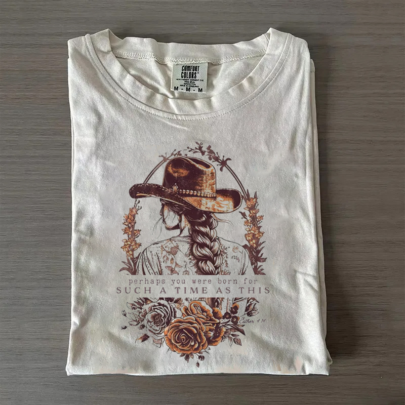 Perhaps You Were Born For Such a Time as This Christian T-shirt