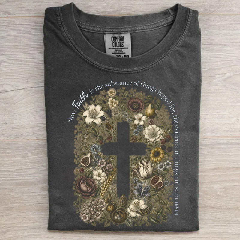 Botanical Cross Floral T-shirt
