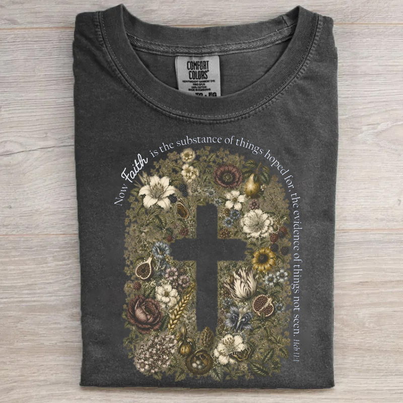 Botanical Cross Floral T-shirt
