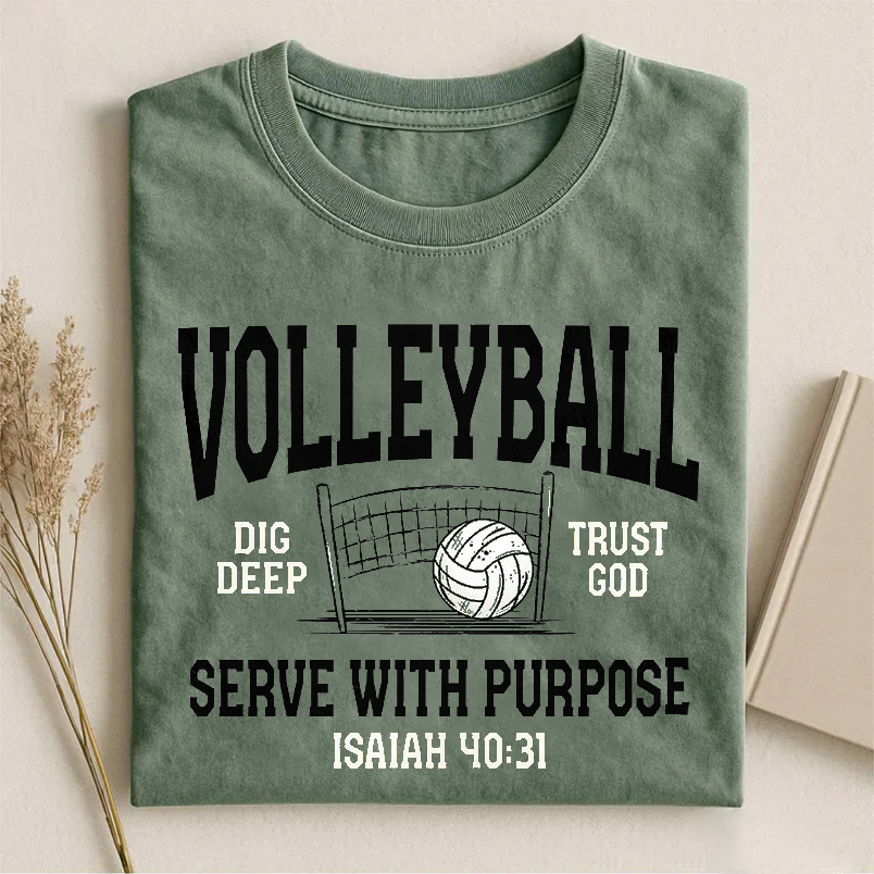 Volleyball Faith Christian T-shirt