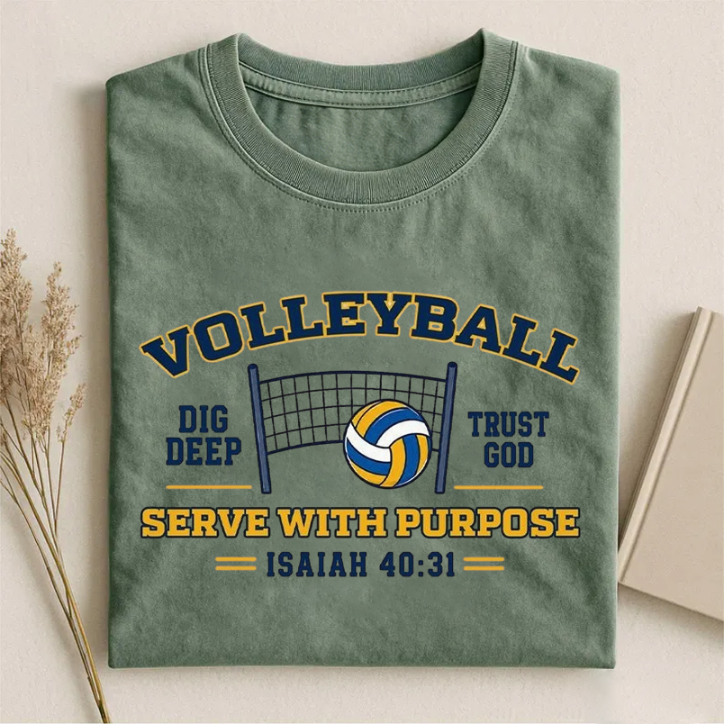 Serve With Purpose Volleyball T-shirt