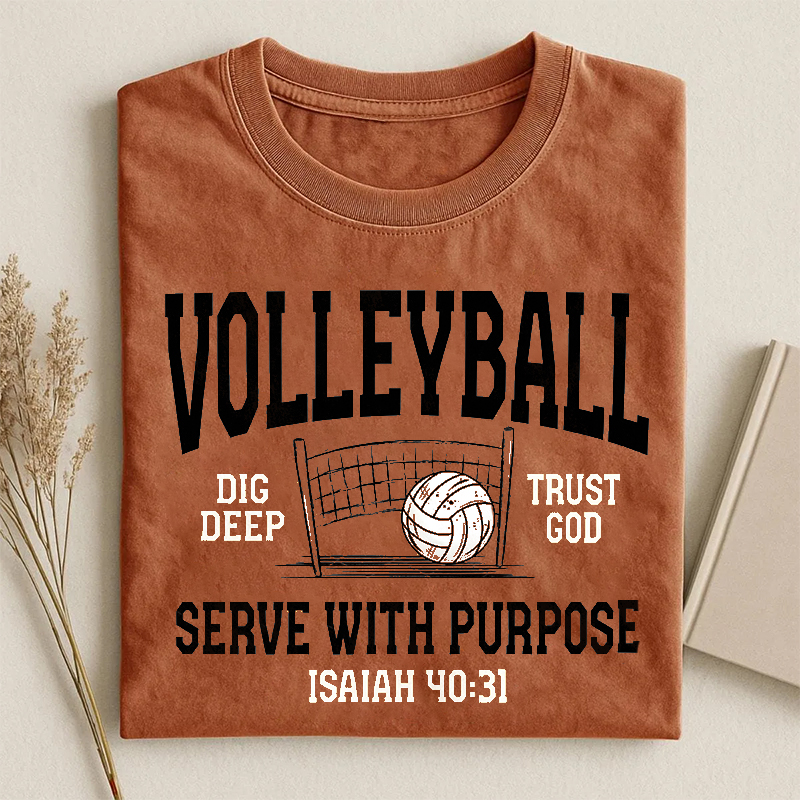 Volleyball Faith Christian T-shirt