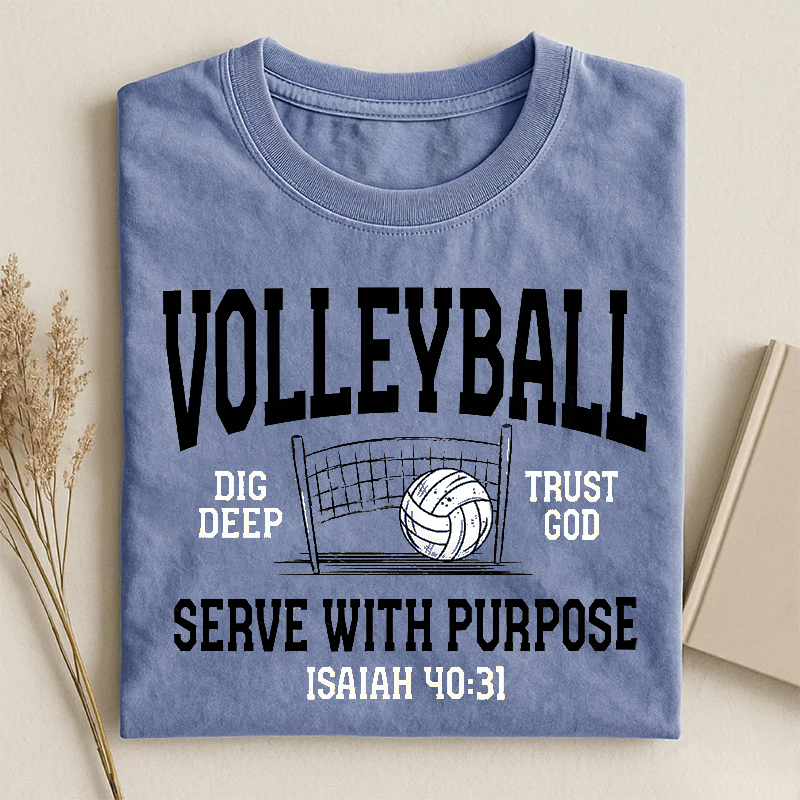 Volleyball Faith Christian T-shirt