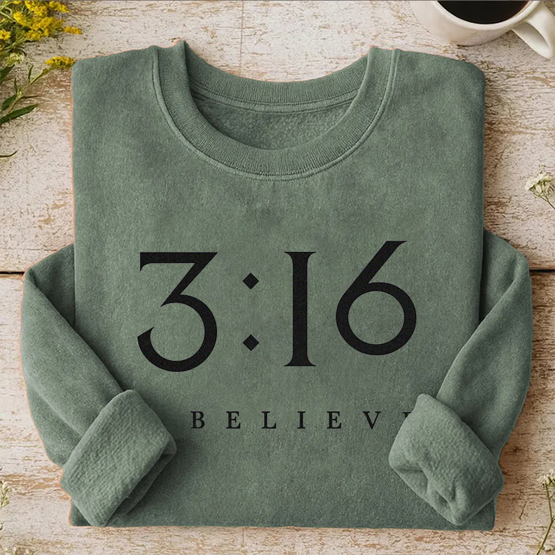 3:16 I Believe Christian Sweatshirt
