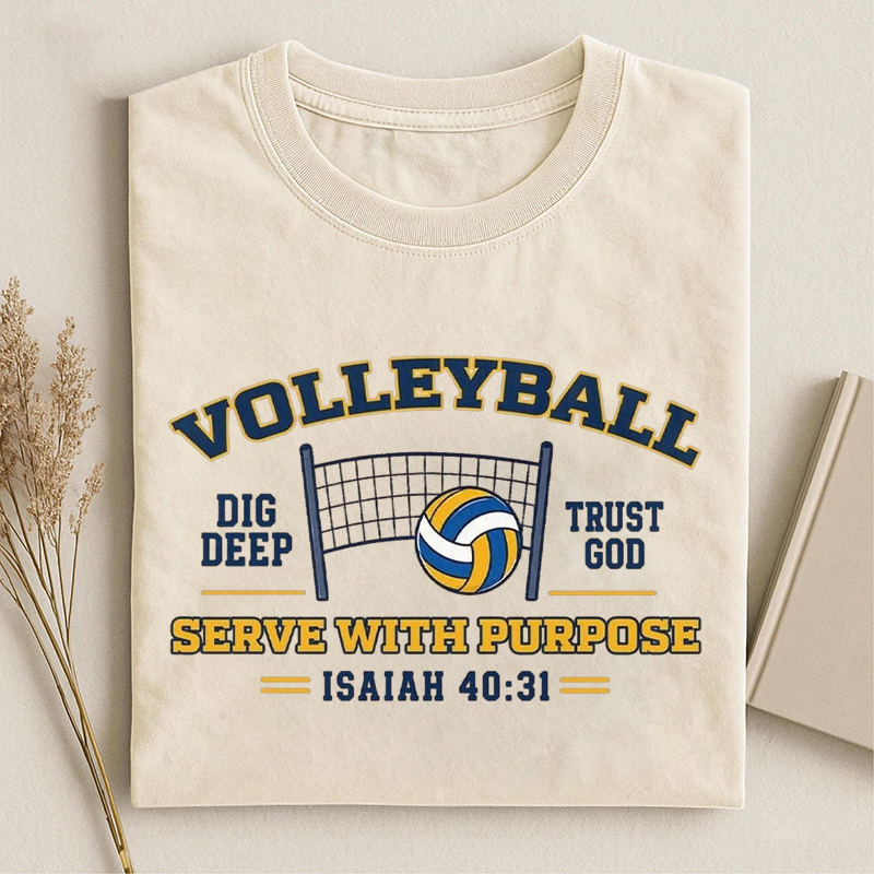Serve With Purpose Volleyball T-shirt