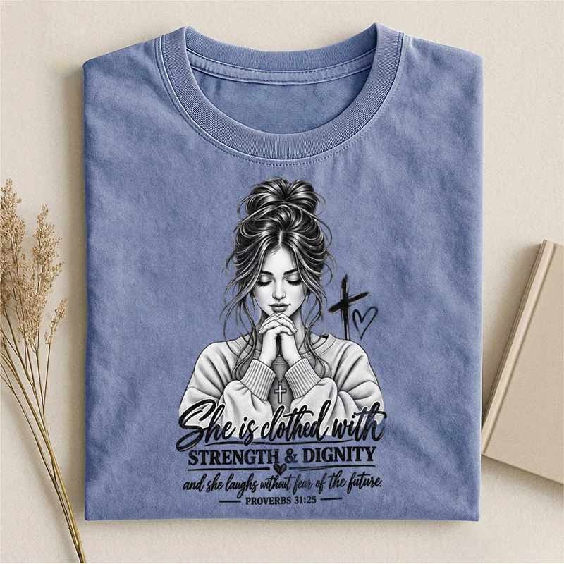 She Is Closted With Strength & Dignity T-shirt