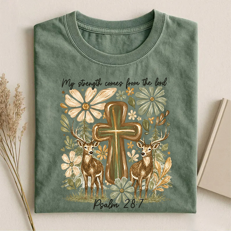 My Strength Comes From The Lord T-shirt