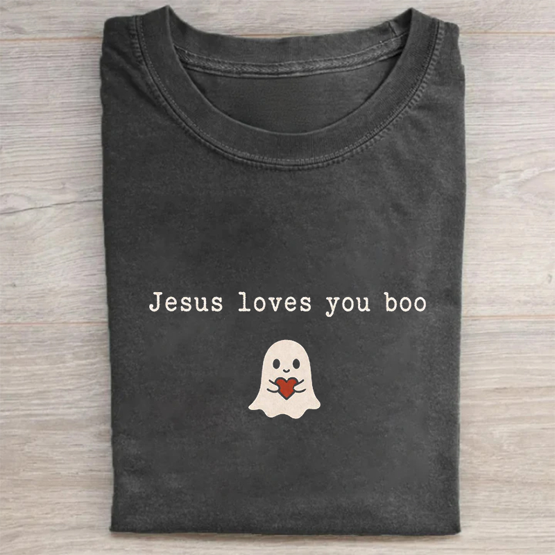Jesus Loves You Boo T-shirt