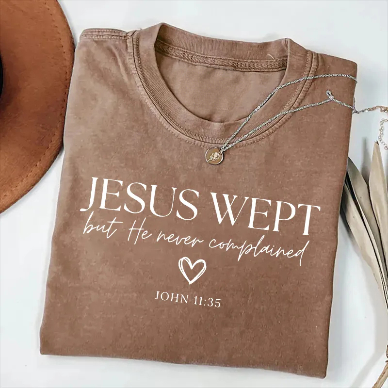 Jesus Wept T-shirt