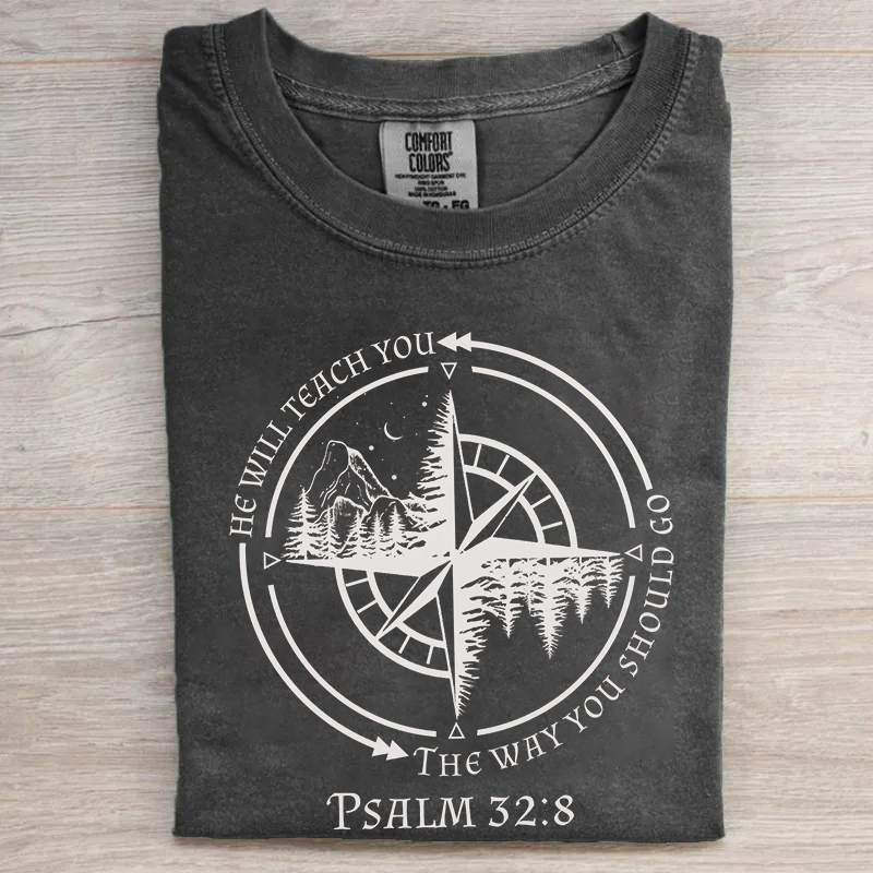 God Guides Christian T-shirt