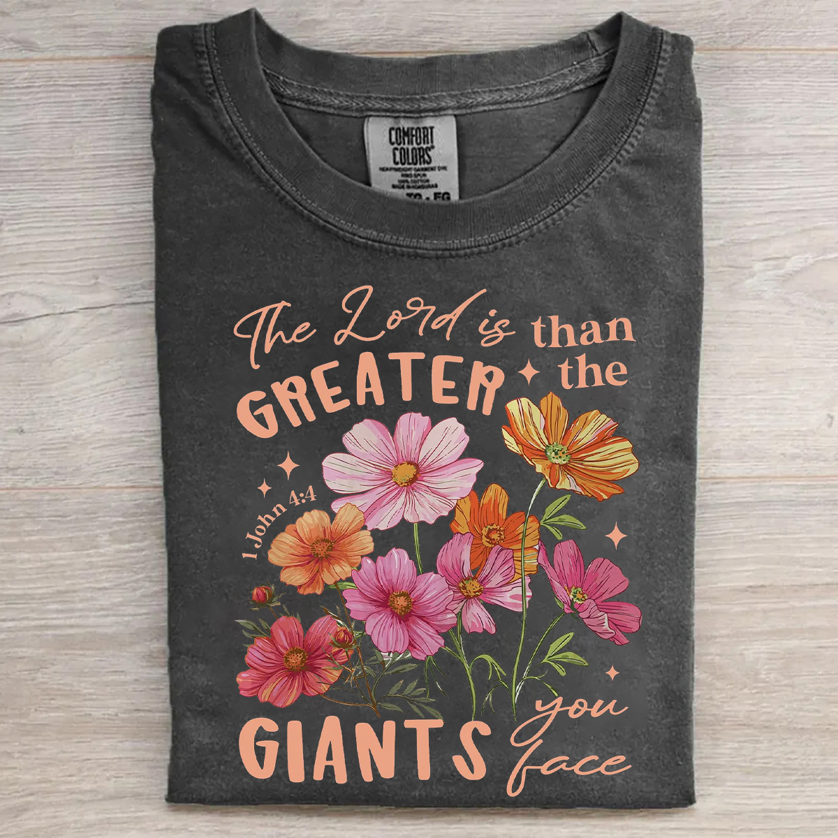 The Lord Is Greater Giants T-shirt