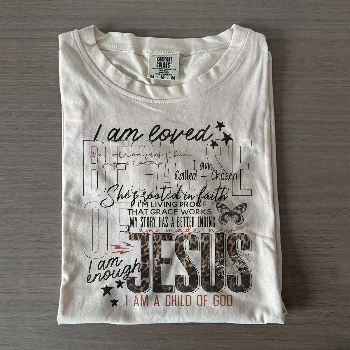 Because Of Jesus T-shirt