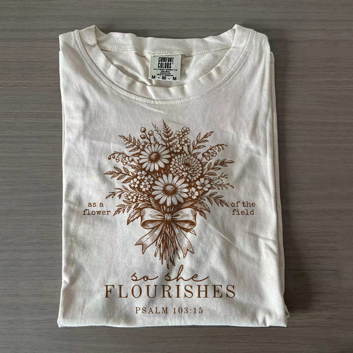Jesus Floral Flourishes T-shirt