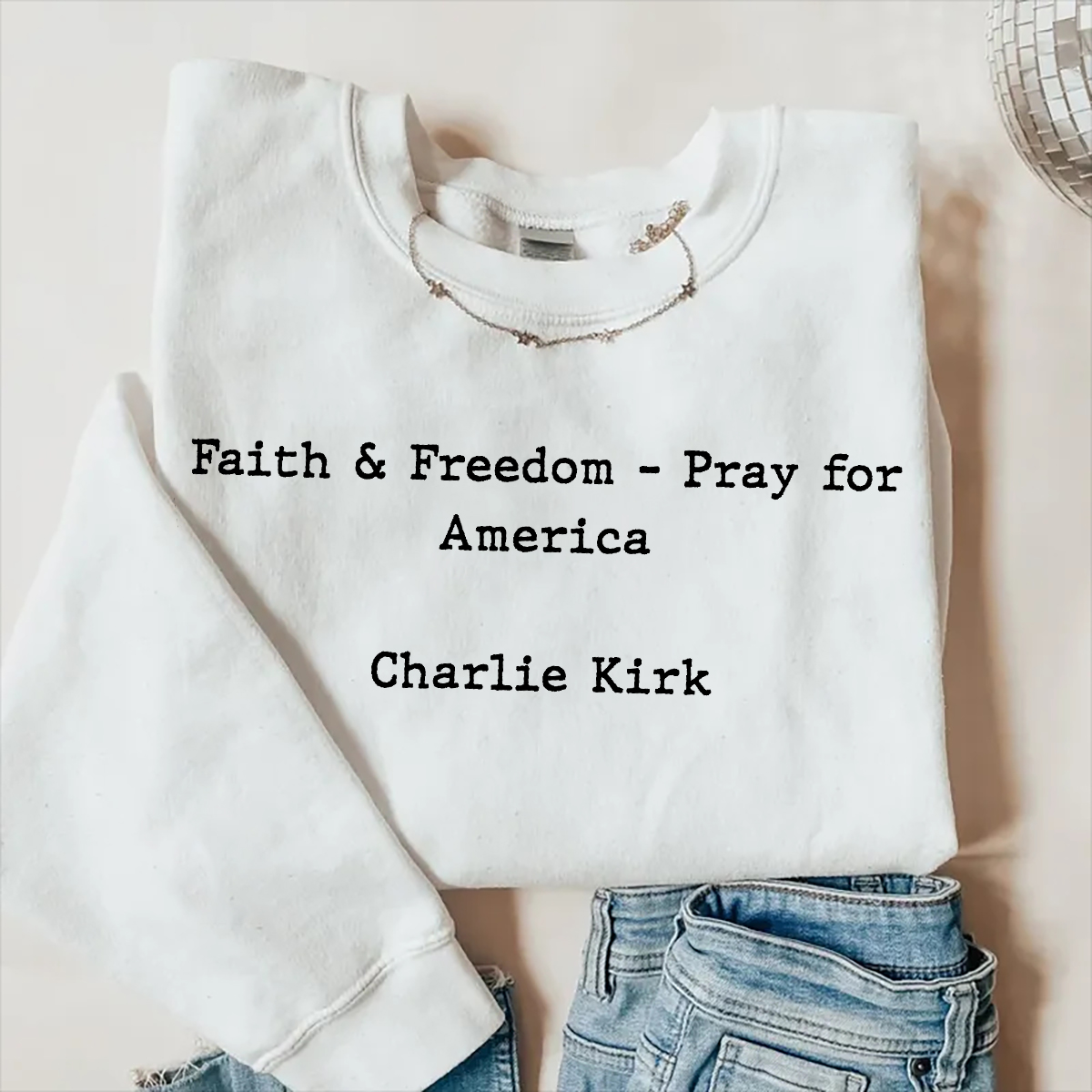 Faith&Freedom Pray for America Sweatshirt