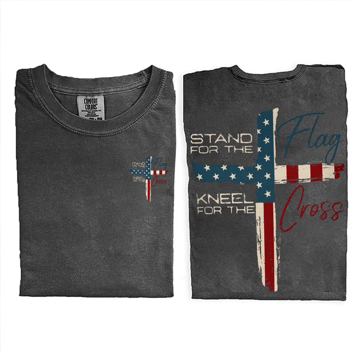Stand for Flag Kneel for Cross T-shirt