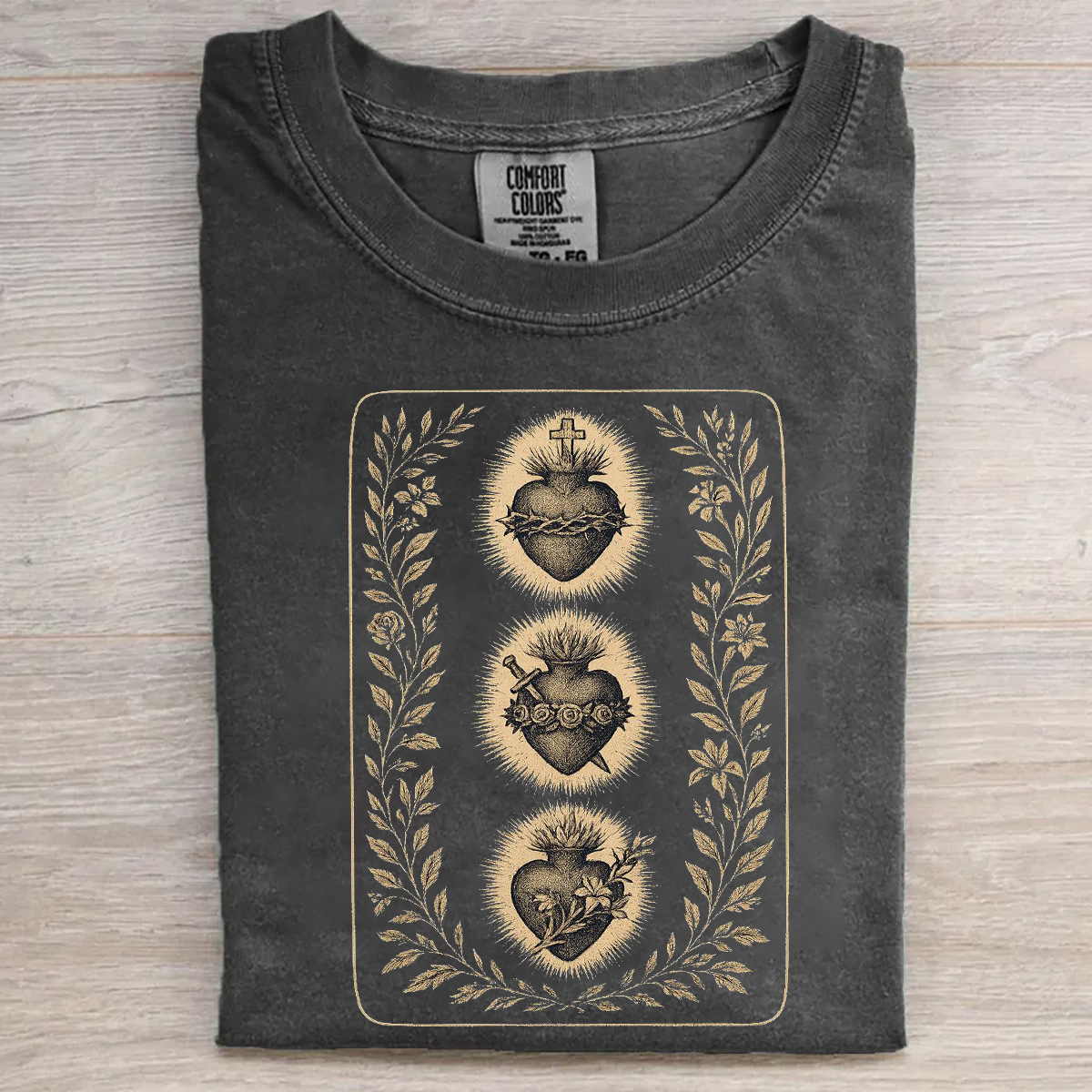 Three Hearts of the Holy Family T-shirt