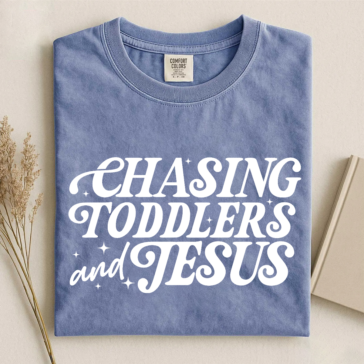 Chasing Toddlers And Jesus T-shirt