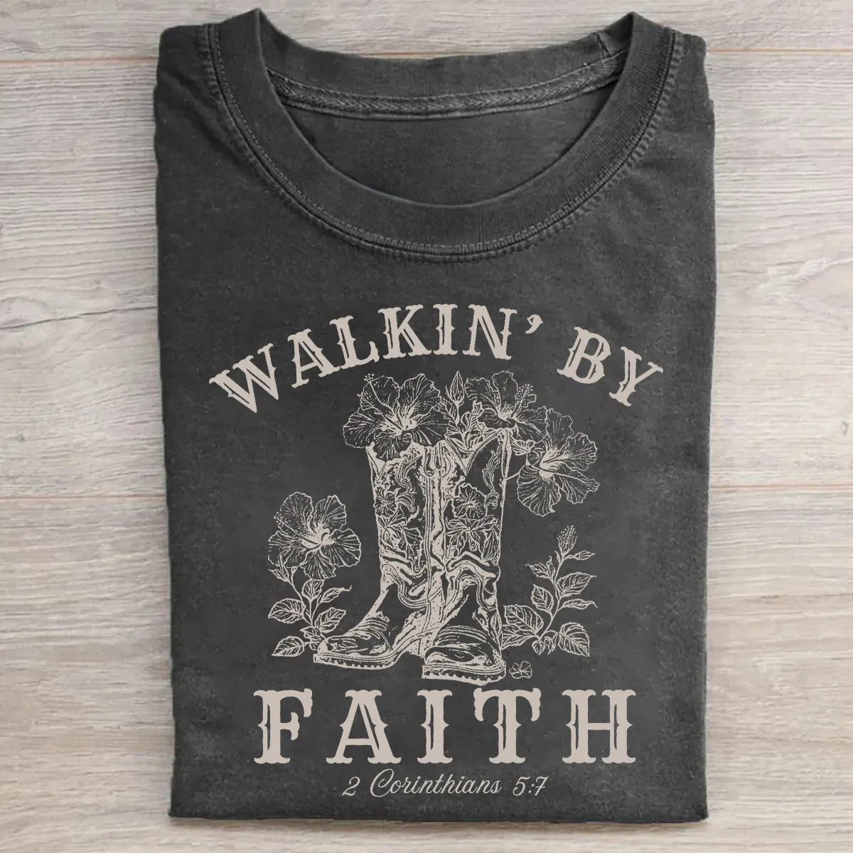 Walkin' By Faith T-shirt