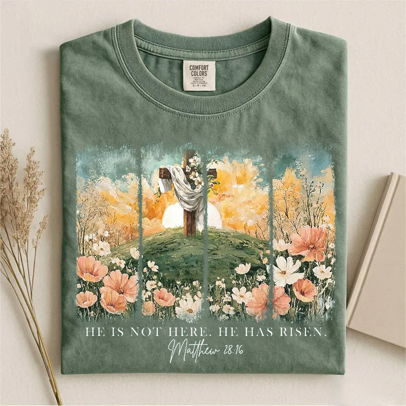 He Is Risen Easter T-shirt
