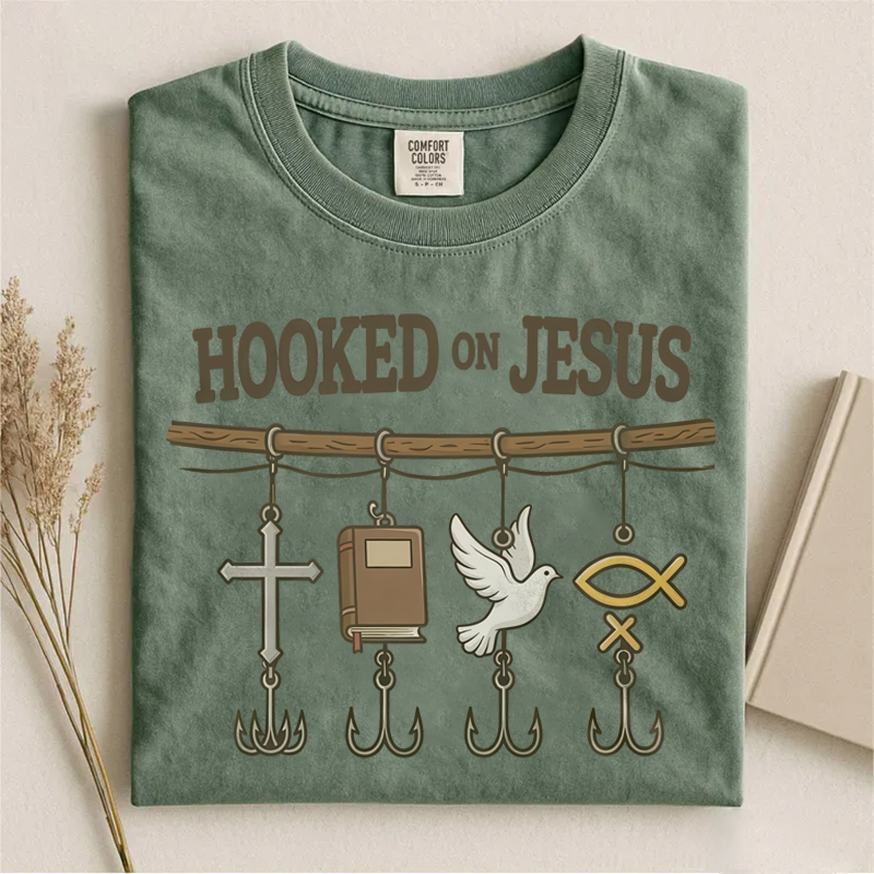 Hooked On Jesus T-shirt