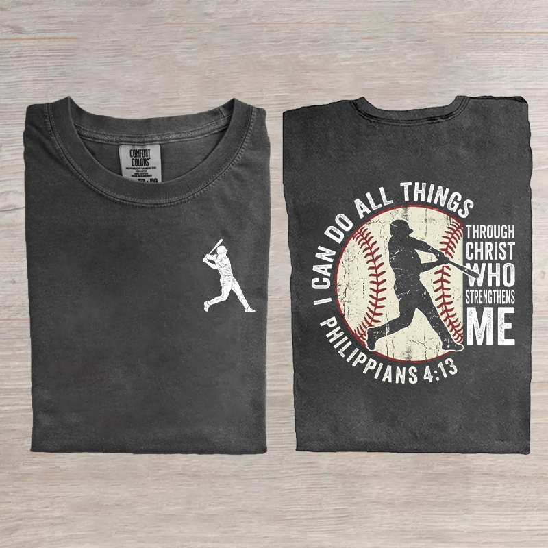I Can Do All Things Baseball T-shirt