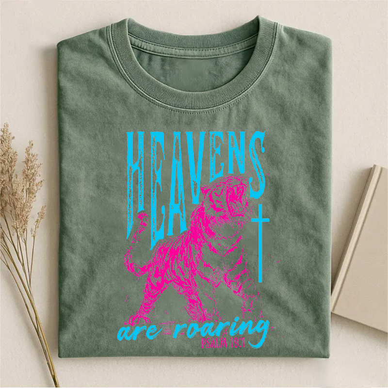 Heavens Are Roaring Tiger T-shirt