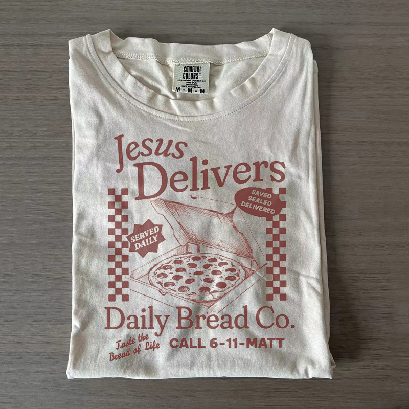 Jesus Delivers Pizza T-shirt